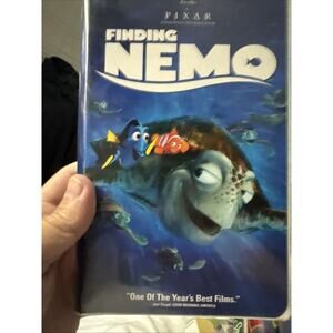 Disney Pixar Finding Nemo VHS 2003 VG Tested Animated Kids Movie